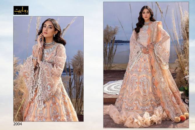 Rawayat Tabeer 8 Heavy Wedding Wear Bridal Pakistani Salwar Kameez Collection